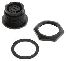 SWITCHCRAFT/CONXALL 4282-9SG-300 Circular Connector, Sealed Circular Connector, Panel Mount Receptacle, 9 Contacts, Solder Socket