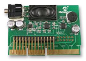 MICROCHIP AC164125 PICtail Plus子板电路板, 语音录音和回放应用, 使用ADPCM
