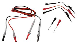 KEYSIGHT TECHNOLOGIES 34138A Test Lead Set, 2 x Test Leads, 2 x Fine Tip Probes, 1 x Mini Grabber, 2 x SMT Grabbers