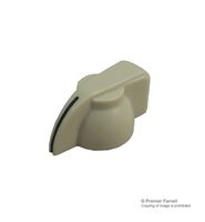 MULTICOMP CF-P1-01-S(6.4)E 旋钮, 圆形杆, 6.4 mm, 塑料, 带指示线的指针, 19 mm