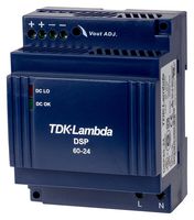 TDK-LAMBDA DSP60-24 AC/DC DIN Rail Power Supply (PSU), ITE, 1 Output, 60 W, 24 VDC, 2.5 A
