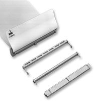 3M 3421-6000 IDC连接器, IDC插座, 母, 2.54 mm, 2排, 20 触点, 电缆安装