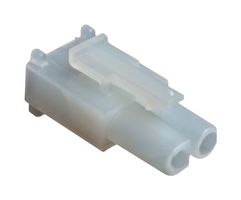 MOLEX 19-09-1029 连接器外壳, UL 94V-2, Standard .093" 3191 Series, 插座, 2 路, 6.7 mm