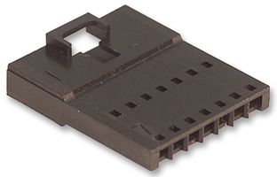 MOLEX 70107-0007 连接器外壳, 黑色, SL 70107 Series, 插头, 8 路, 2.54 mm, Molex SL 70021系列公压接端子