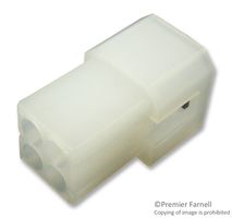 MOLEX 03-06-2044 Connector Housing, UL 94V-2, Standard .062" 2004 Series, Plug, 4 Ways, 3.68 mm