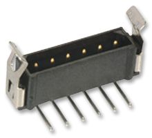 HARWIN M80-8420242 Pin Header, Board-to-Board, Wire-to-Board, 2 mm, 1 Rows, 2 Contacts, Through Hole