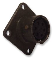 AMPHENOL INDUSTRIAL PT02A12-10P 圆形连接器, PT Series, MIL-DTL-26482 I系列, 盒式安装插座, 10 触点, 焊接引脚, 卡口