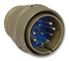 ITT CANNON MS3106E16S-1P 圆形连接器, MIL-DTL-5015 系列, MS3106 Series, 直型插头, 7 触点, 焊接引脚, 螺纹