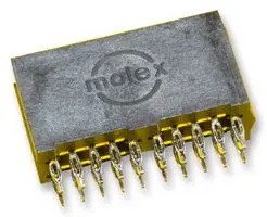 MOLEX 45719-0007 Card Edge Connector, Dual Side, 1.57 mm, 4 Contacts, Through Hole Mount, Straight