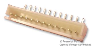 JST / JAPAN SOLDERLESS TERMINALS S12B-XH-A (LF)(SN) Pin Header, Right Angle, Wire-to-Board, 2.5 mm, 1 Rows, 12 Contacts, Through Hole Right Angle, XH
