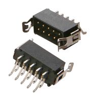 HARWIN M80-6661042 引脚针座, 锁定式, 板至板, 线至板, 2 mm, 2 排, 10 触点, 表面安装直角, Datamate L-Tek M80-66