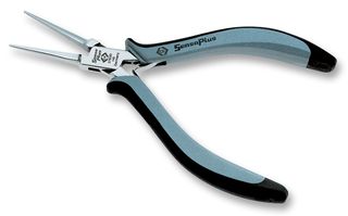 CK TOOLS T3783D Pliers, 145mm Length, ESD Needle Nose, Precision Box Joint and Induction Hardened Blades