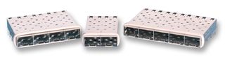 MOLEX 74737-0004 壳罩, SFP, 1 x 1 (单), 无散热器, 无光管, 通孔, 压入式