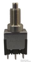 NKK SWITCHES MB2011SS1W01 Pushbutton Switch, MB2000 Series, 6.5 mm, SPDT, On-(On), Plunger