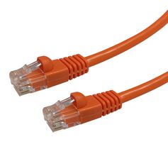 VIDEK 2965-1.5RG 以太网电缆, 连接线, CAT5E, RJ45 公至RJ45, 公, 橘色, 1.5M