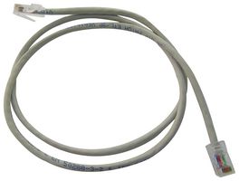 VIDEK 1965-1X 以太网电缆, 连接线, CAT5E, RJ45 公至RJ45, 公, 米色, 1 M