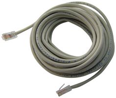 VIDEK 1965-10X Ethernet Cable, Patch Lead, Cat5e, RJ45 Plug to RJ45 Plug, Beige, 10 m