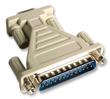 VIDEK 1052 D Sub Connector Adapter, Standard D Sub, Receptacle, 9 Ways, Standard D Sub, Plug, 25 Ways