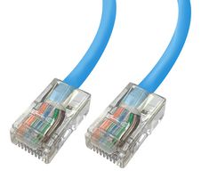 VIDEK 1961-15B 以太网电缆, 连接线, CAT5E, RJ45 公至RJ45, 公, 蓝色, 15M