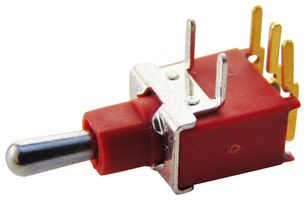 MULTICOMP PRO 2AS4T2A1M6RE Toggle Switch, (On)-Off-(On), SPDT, Non Illuminated, 2AS4, Through Hole, 100 mA