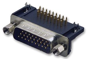 MULTICOMP SPC15370 D-Sub 连接器, 直角, 高密度, 插头, HD D Sub Dip系列, 78 触点, DD, 焊接