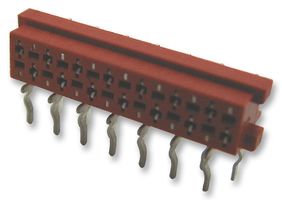 MULTICOMP PRO 4409AR-06 PCB插座, 板至板, 2.54 mm, 2 排, 6 触点, 通孔安装, 4409AR