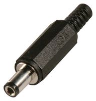 LUMBERG 1634 02 直流电源连接器, 插头, 3 A, 9.5 mm, 电缆安装, 焊接
