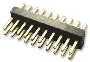 MULTICOMP PRO 2199SB-20G-301523 Pin Header, Board-to-Board, 1.27 mm, 2 Rows, 20 Contacts, Through Hole Straight, 2199SB