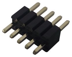 MULTICOMP PRO 2206PA-10G-739 引脚针座, 线至板, 1.27 mm, 1 排, 10 触点, 通孔直型, 2206PA