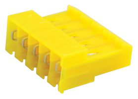 AMP - TE CONNECTIVITY 3-640427-5 IDC连接器, 20 AWG, IDC插座, 母, 3.96 mm, 1排, 5 触点, 电缆安装