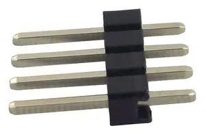 MULTICOMP PRO 2211S-04G 引脚针座, 板至板, 2.54 mm, 1 排, 4 触点, 通孔安装, 2211S