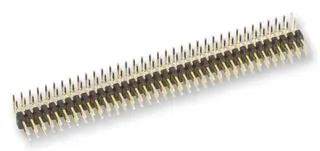 MULTICOMP PRO 2213R-24G 引脚针座, 板至板, 2.54 mm, 2 排, 24 触点, 通孔直角, 2213R
