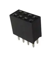 MULTICOMP PRO 2214S-08SG-85 PCB插座, 板至板, 2.54 mm, 2 排, 8 触点, 通孔安装, 2214S