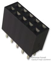 MULTICOMP PRO 2214S-10SG-85 PCB插座, 板至板, 2.54 mm, 2 排, 10 触点, 通孔安装, 2214S