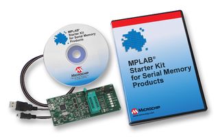 MICROCHIP DV243003 启动套件, MPLAB, 用于串行存储产品电路板, 串行EEPROM采样包, USB互联