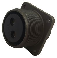 ITT CANNON MS3102E20-23SW 圆形连接器, MIL-DTL-5015 系列, MS3102 Series, 盒式安装插座, 2 触点, 焊接插座, 螺纹