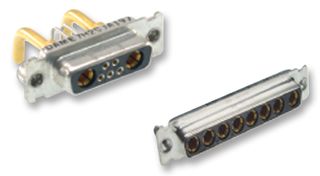 CANNON (WHITE GOODS) DEL-DBMC5X5SJA197 Combination Layout D Sub Connector, Combo D, DB-5W5, Plug, 5 Contacts, 5 Coax, Solder
