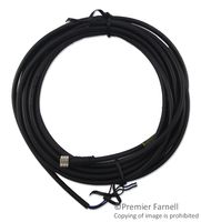MOLEX 120086-8002 Sensor Cable, BRAD, M8 Receptacle, Free End, 3 Positions, 5 m, 16.4 ft, Nano-Change 120086 Series