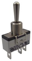 APEM 637H/2 Toggle Switch, (On)-Off-(On), SPDT, Non Illuminated, 600H Series, Panel Mount, 10 A