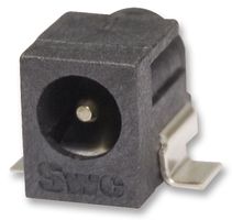 SWITCHCRAFT/CONXALL RASM722X DC Power Connector, Jack, 5 A, 2 mm, Surface Mount, Solder
