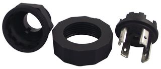 HIRSCHMANN GSP 3 M20 圆形连接器, 3+PE, Standard Circular Connector, GDM系列, 焊接安装插座, 4 触点, 螺丝口, 螺纹