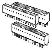 AMPHENOL COMMUNICATIONS SOLUTIONS 75915-303LF PCB插座, 板至板, 2.54 mm, 1 排, 3 触点, 通孔安装, Dubbox 75915