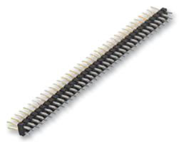 AMPHENOL COMMUNICATIONS SOLUTIONS 77313-101-04LF Pin Header, Vertical, Board-to-Board, 2.54 mm, 2 Rows, 4 Contacts, Through Hole Straight