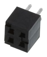 AMPHENOL COMMUNICATIONS SOLUTIONS 63453-104LF PCB Receptacle, Board-to-Board, 2 mm, 2 Rows, 4 Contacts, Through Hole Mount