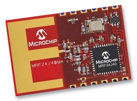 MICROCHIP MRF24J40MA-I/RM RF Transceiver Radio Module, 250Kbps, PCB Antenna, 2.483 GHz