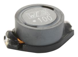 WURTH ELEKTRONIK 74459010 功率电感(SMD), 10 µH, 3.9 A, 屏蔽, 8 A, WE-PD3 Series