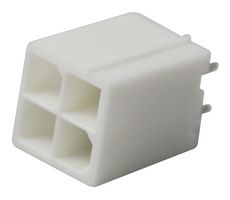 WURTH ELEKTRONIK 64900421122 Pin Header, Wire-to-Board, 4.2 mm, 2 Rows, 4 Contacts, Through Hole Straight, WR-MPC4