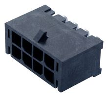 WURTH ELEKTRONIK 66200821022 引脚针座, 线至板, 3 mm, 2 排, 8 触点, 通孔直角, WR-MPC3
