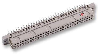 EPT 104-40075 DIN 41612 Connector, Type C, 96 Contacts, Receptacle, 2.54 mm, 3 Row, a + b + c