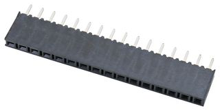 SAMTEC BCS-116-L-S-TE PCB Receptacle, Board-to-Board, 2.54 mm, 1 Rows, 16 Contacts, Through Hole Mount, Tiger Claw BCS